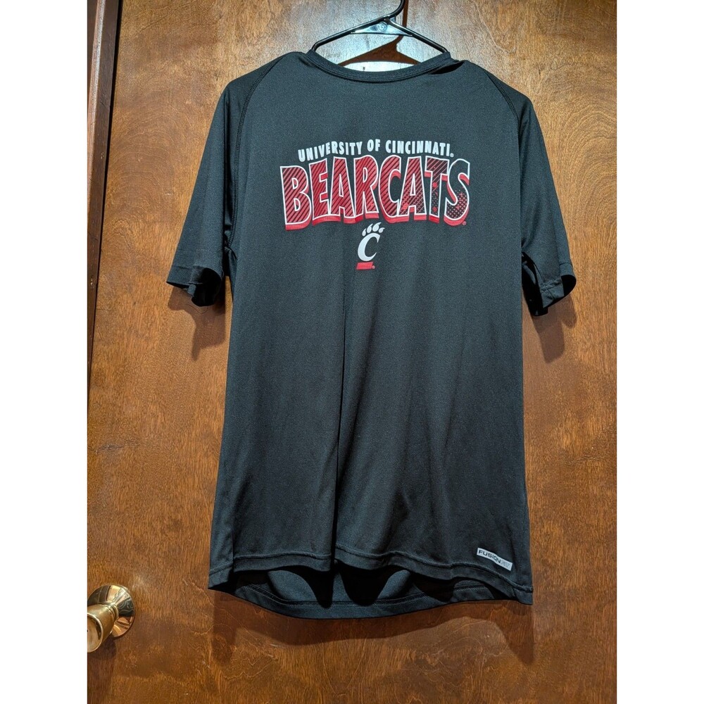 UC CINCINNATI BEARCATS OHIO NCAA FOOTBALL Majestic Dri-Fit Jersey T Shirt SMALL
